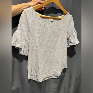 Anthropologie Ruffled top Size Medium